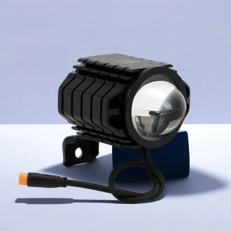 

Driving car headlights takeaway car lights, strong spotlights flash, paving the road far and near Hummingbird electric