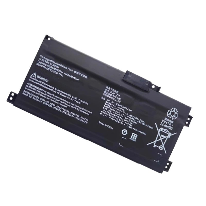 100% New 11.55V 4440mAh High Quality Laptop Battery SQU-1711 For ThundeRobot 911 Air 911ME 911MT 911S G7000M G8000M SQU-1718