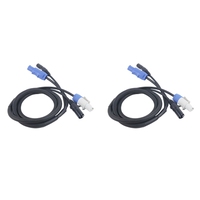 2X DMX Powercon Cable Combination Of Powercon Plug And DMX XLR Signal Line For Light Power Connection Signal Transit(A)