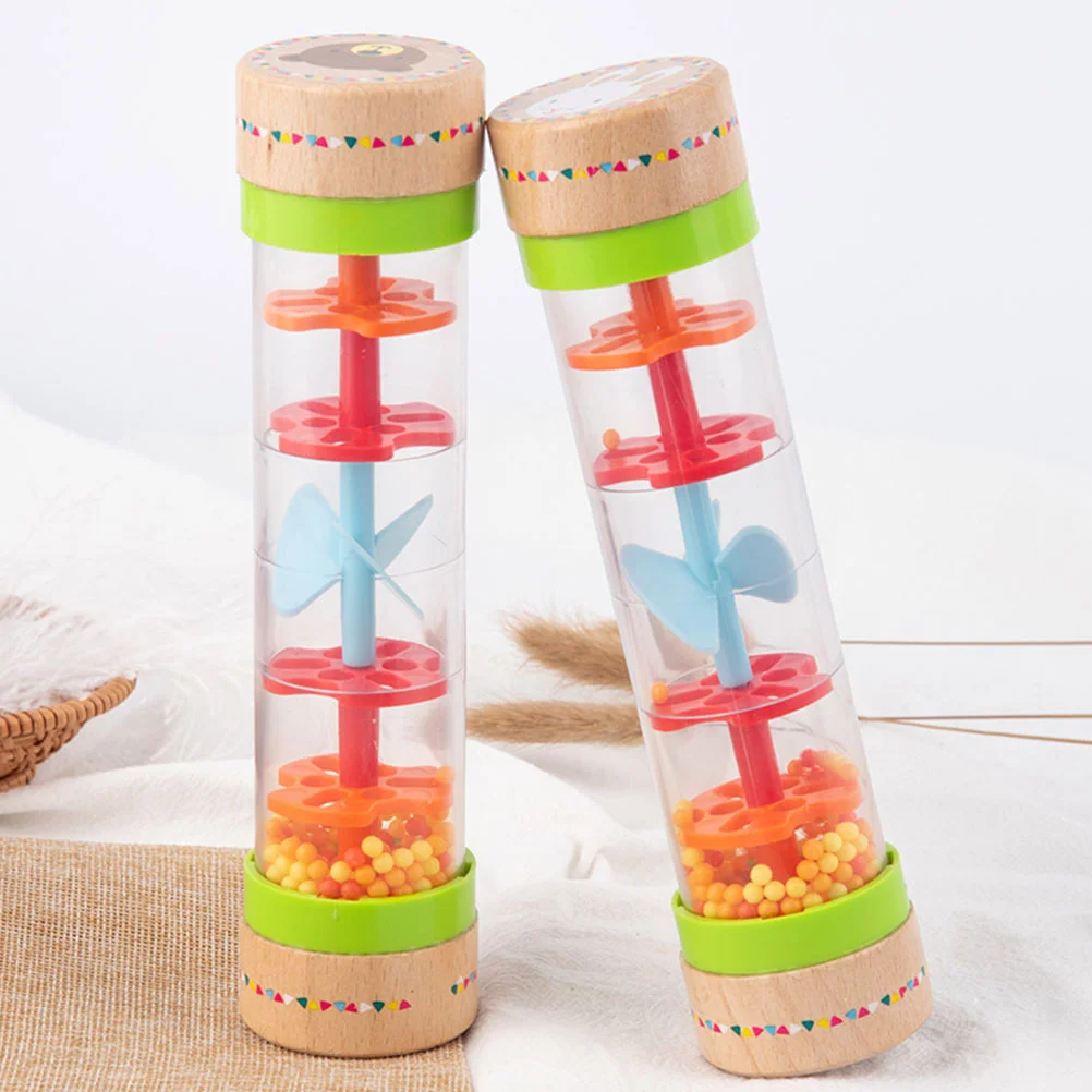 ไม้เสียงหลอด Rain Stick MINI Rainmaker ของเล่นของเล่นเขย่าเครื่องดนตรีนาฬิกาทรายเด็ก