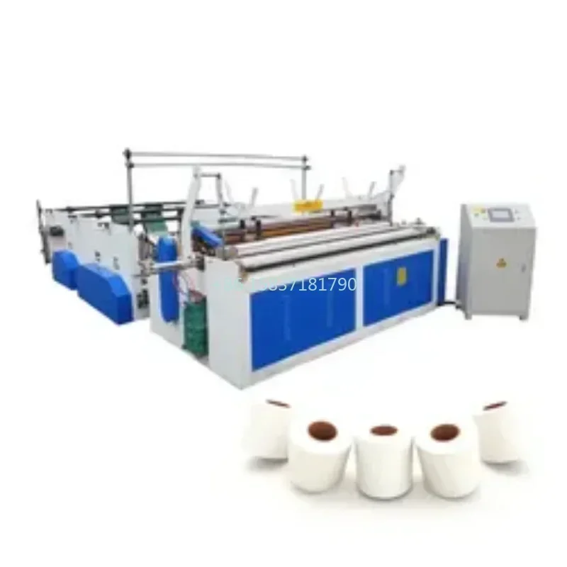 High Speed Toilet Paper Making Machine Waste Paper Recycling Manufacturing Machine Renew Toilet Paper Making Production Line