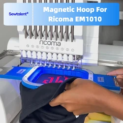 Ricoma EM1010 Magnetic Frame Sewtalent Magnet Hoop Fit Ricoma EM1010 Machine Mighty Hoop MaggieFrame Strong Magnet