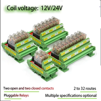 2/4/6/8 Channel G2R-2 2NO2NC DC12/24V Input Relay Module Microcontroller PLC Signal Isolation Amplifier Board