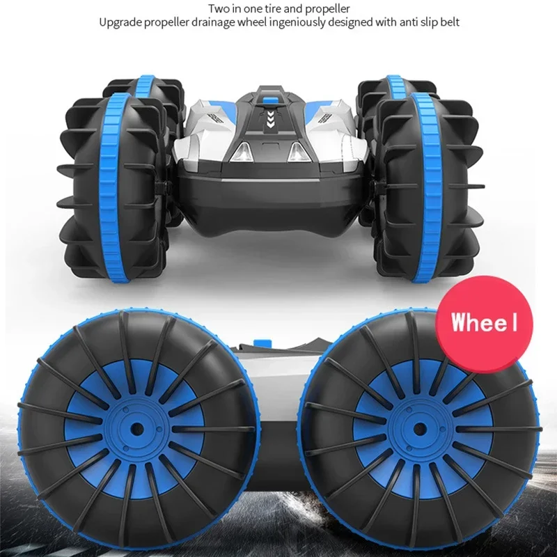 Gesture Sensing RC Stunt Car Remote Control Cars Tank Vehicles Beach Toys for Kids Boys Children Amphibious Roll Boats Ship