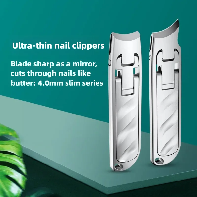 1pcs Angled Nail Clippers Ultra-Thin Portable Small Folding Nail Clipper for Men and Women Upgraded Foldable Nail Clippers Set
