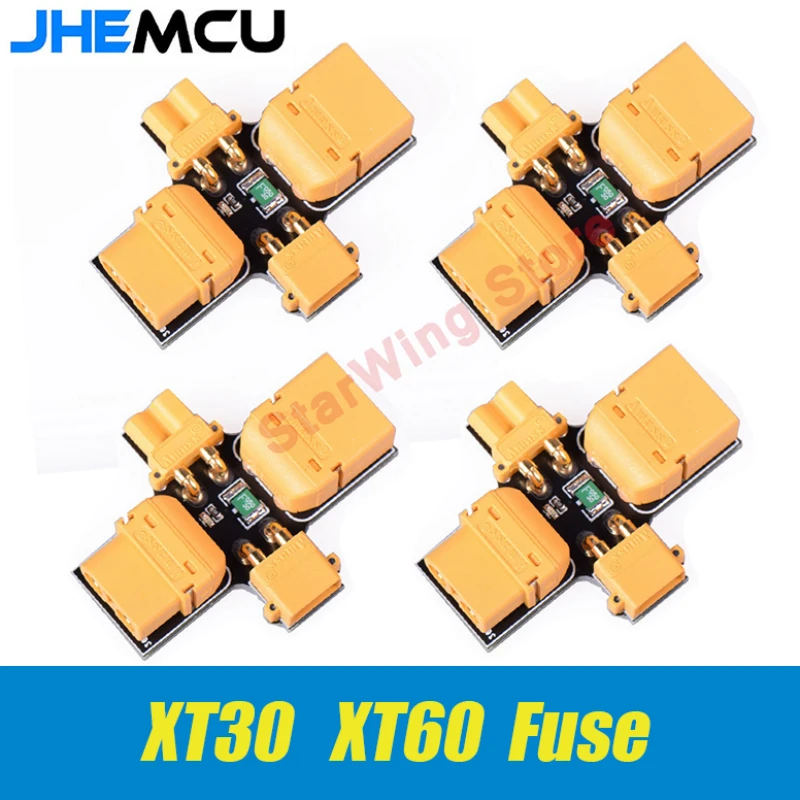 JHEMCU ควัน XT30 XT60 ชายหญิง 1-6S Self-healing ฟิวส์เครื่องมือทดสอบควันสําหรับรุ่น RC FPV Drone เรือ Pasrt