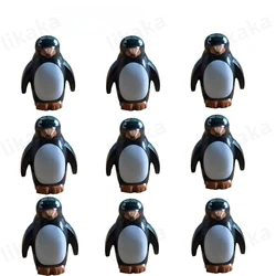 9PCS Glacier Antarctica Penguins Building Blocks MOC Animals DIY Toys Compatible Mini Blocks Toys for Children Birthday Gift