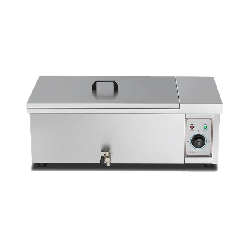 Friggitrice commerciale friggitrice elettrica automatica di grande capacità friggitrice elettrica in acciaio inossidabile ad alta potenza a cilindro singolo