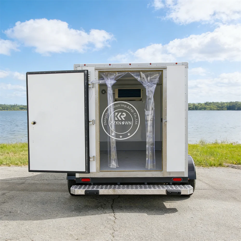 Large Capacity Mobile Refrigerated Truck Reefer Trailer Custom Built Cold Storage Trailer for Cold Chain Distribution