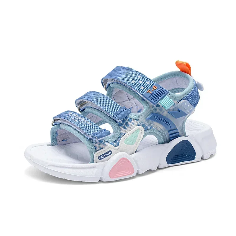 Kindersandalen 2024 Nieuwe Zomerschoenen Voor Jongens En Meisjes, Comfortabele, Ademende, Casual En Slijtvaste Strandschoenen