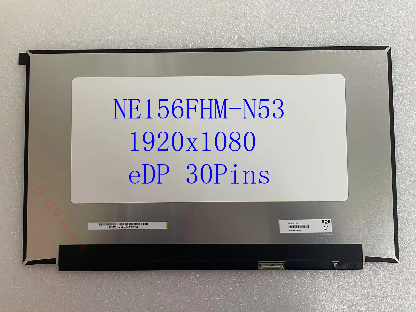 

NE156FHM-N53 15,6-дюймовая IPS QLED матрица для ноутбука, экран 1920x1080, eDP 30 контактов, для Samsung NT/NP950XCJ NP950XCR NP950XDA