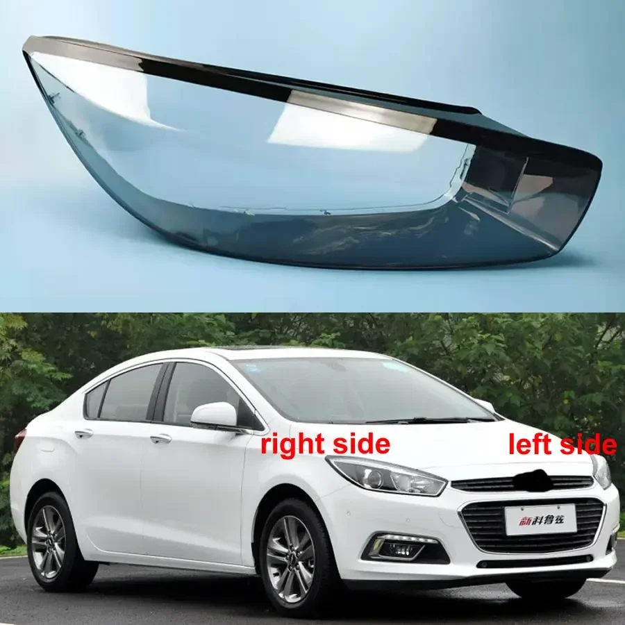 

For Chevrolet Cruze Flagship 2015 Headlight Cover Transparent Lampshade Headlamp Shell Plexiglass Replace Original Lens