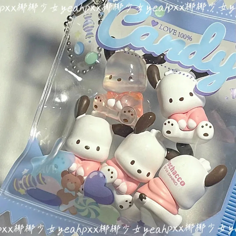 

Sanrio PomPomPurin Hangyodon Anime Kawaii Baby Bag Cute My Melody Pvc Transparency Baby Mini Storage Bag Gifts Forkids
