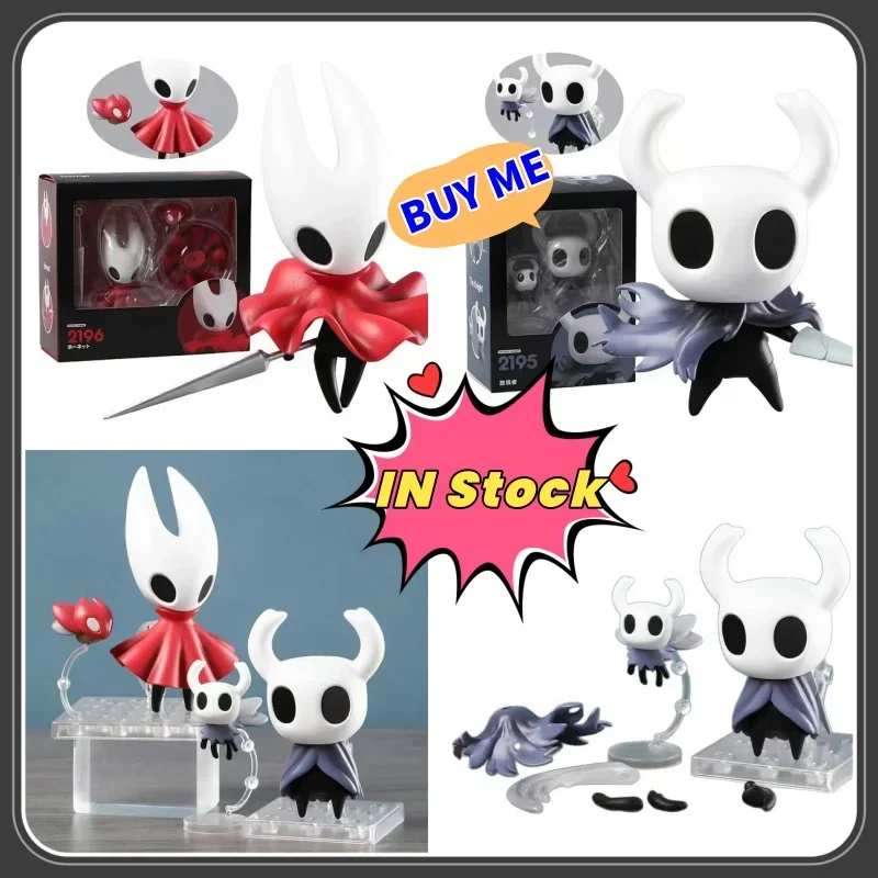 

2026 Cartoon Hollow Knight The Knight 2195 Hornet 2196 Action Figure Model Toy Computer Desktop Doll Model Ornament Holiday Gift