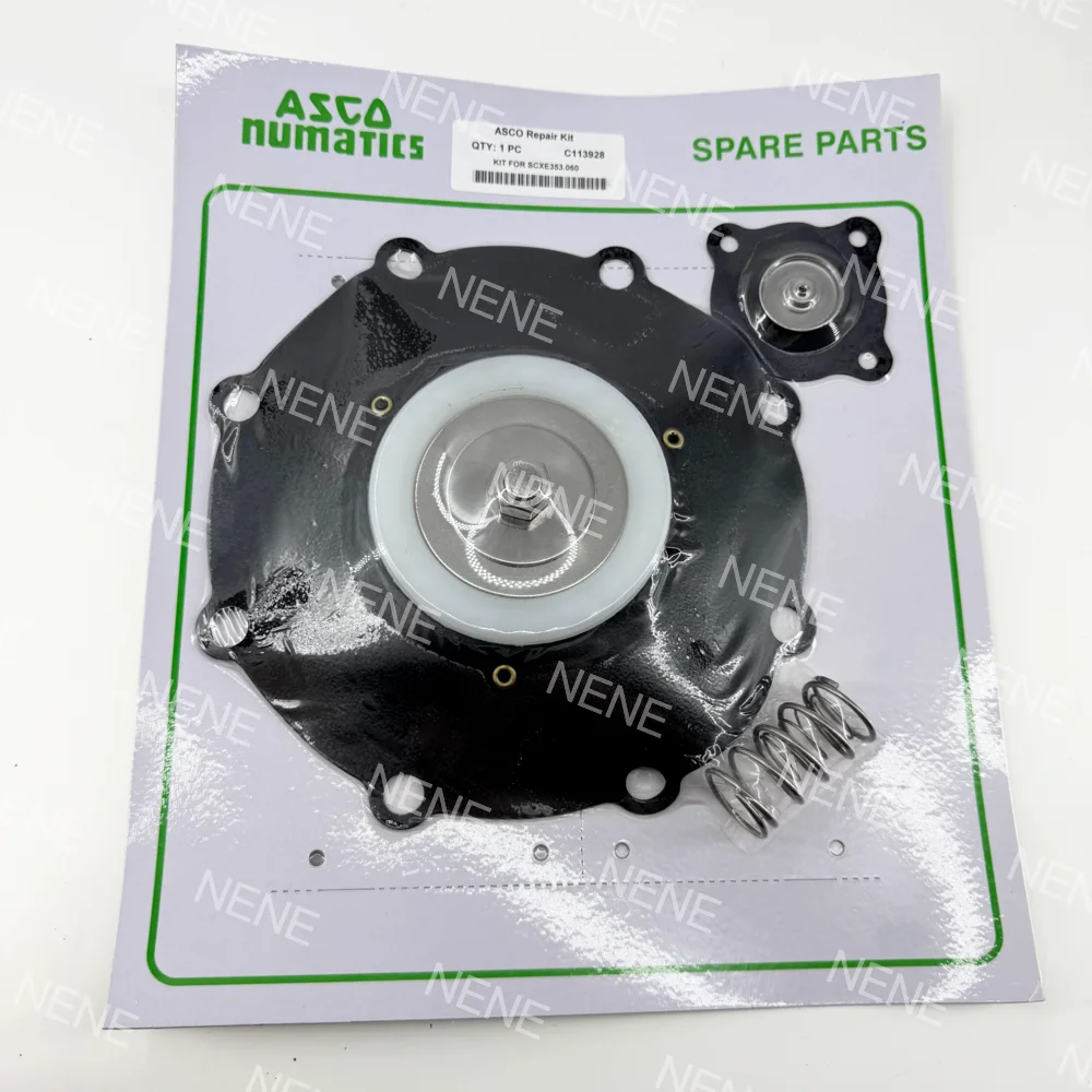 3 Inch Pulse Jet Valve Repair Kit C113928 ASCO Diaphragm NBR Or FKM Rubber Fit For ASCO SCXE353.060 Dust Collector Valve
