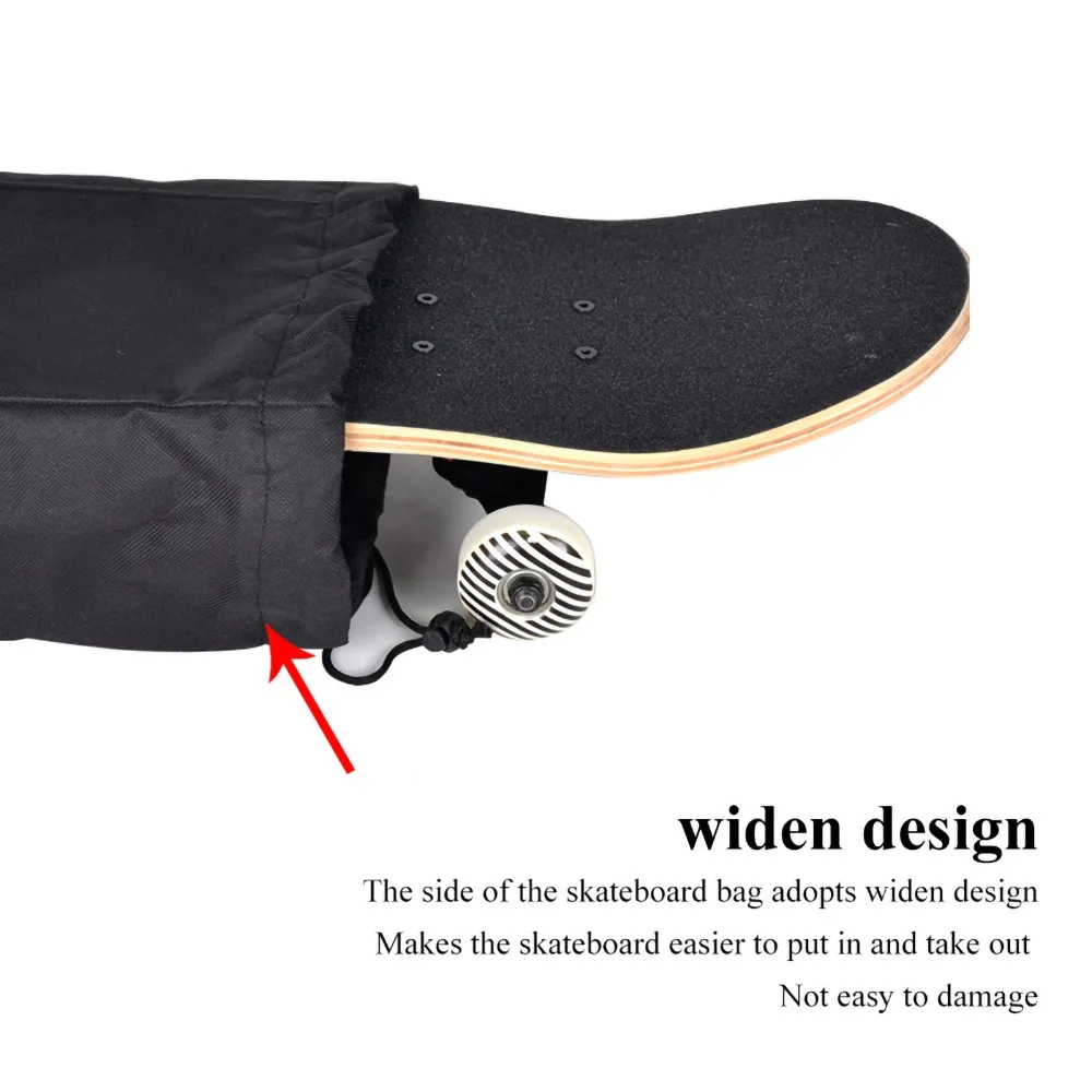

600D Oxford Cloth Skateboard Bag Adjustable Shoulder Strap Waterproof Thick Skateboard Bag Foldable for MS2109