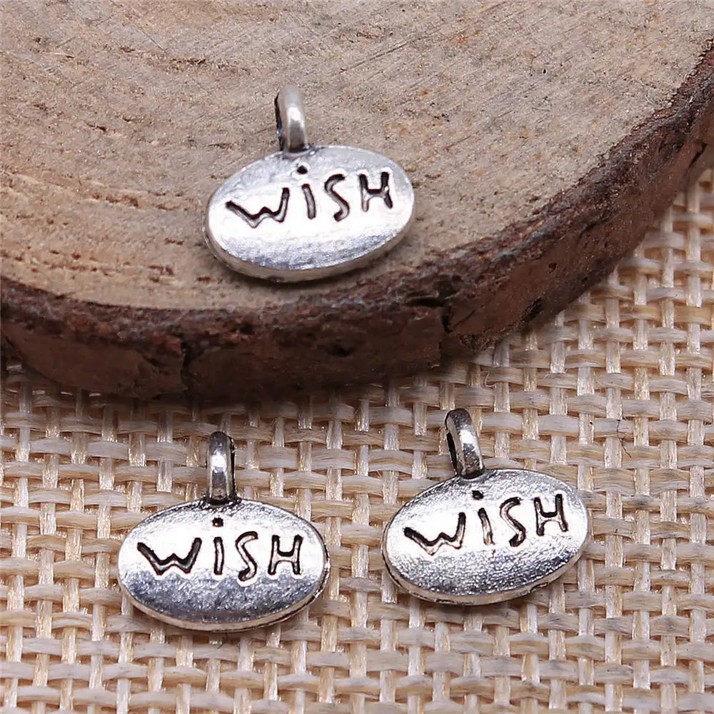 Decoration Wish Charms Jewelry Materials 10x10mm 10pcs