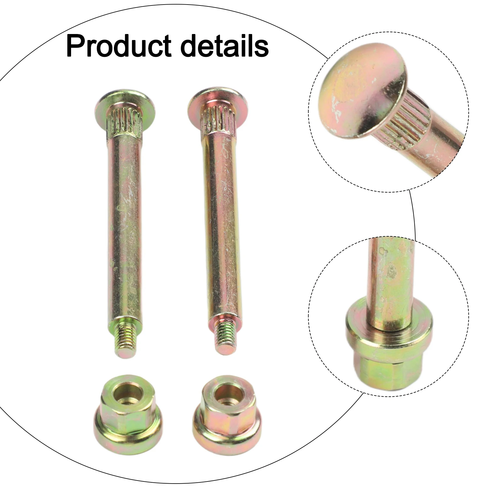 Door Hinge Pin and Bushing Kit 55176366 Fit for For JEEP For WRANGLER 1994 2006 with Steel Construction for Long Term Use