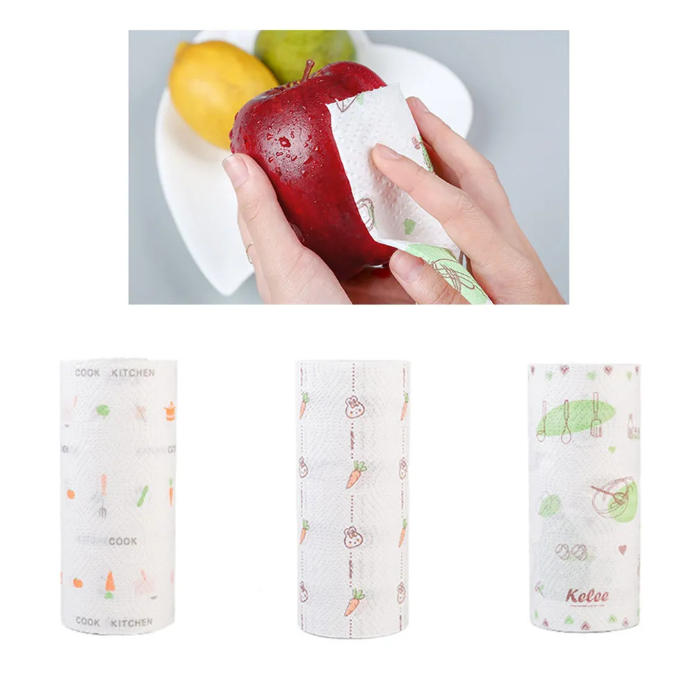 Absorbent Kitchen Paper Towels Roll – 1 Roll Pulp Tissue for Home, Halloween, Christmas & New Year