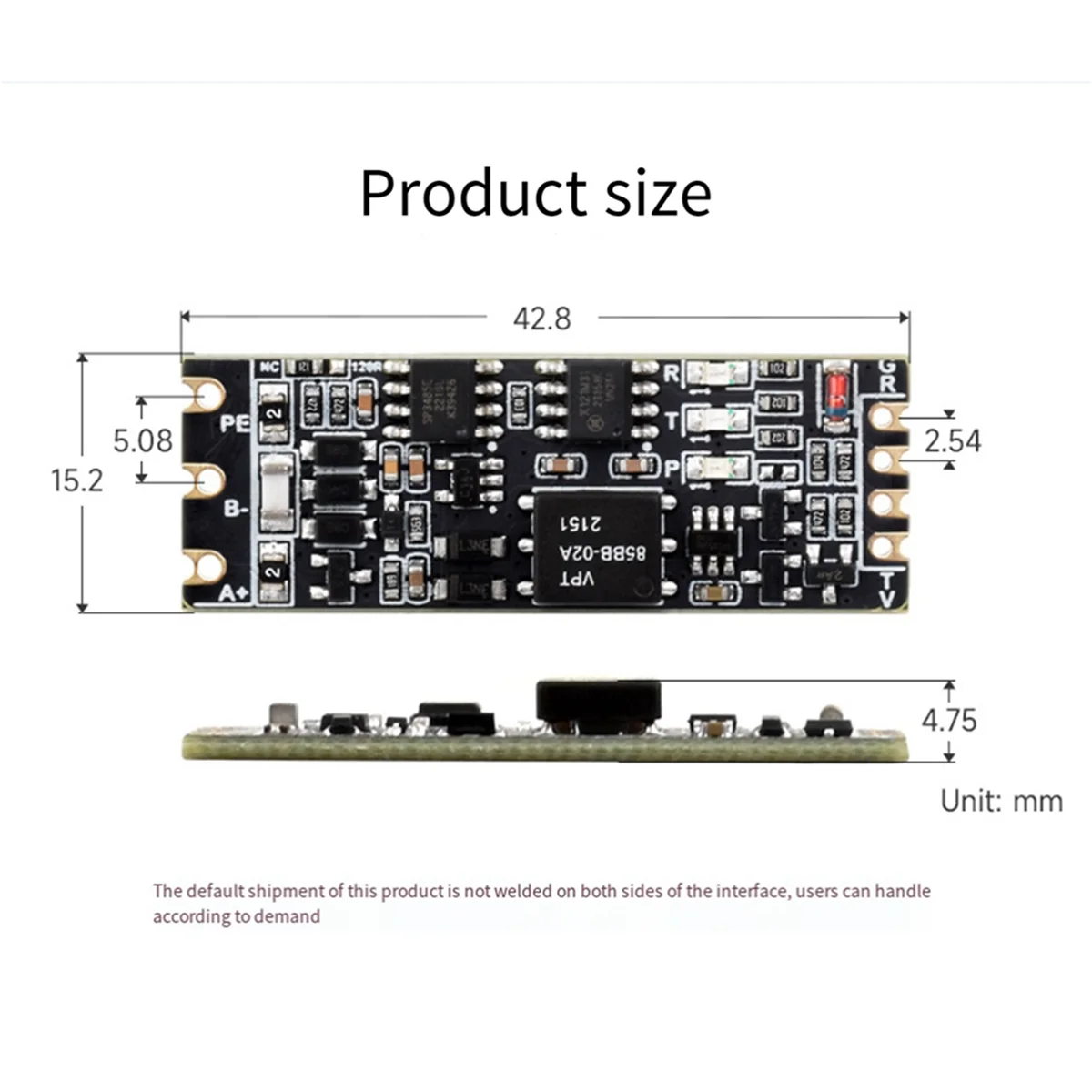 Efficient TTL To RS485 Module 3.3V-5V Level Converter Module