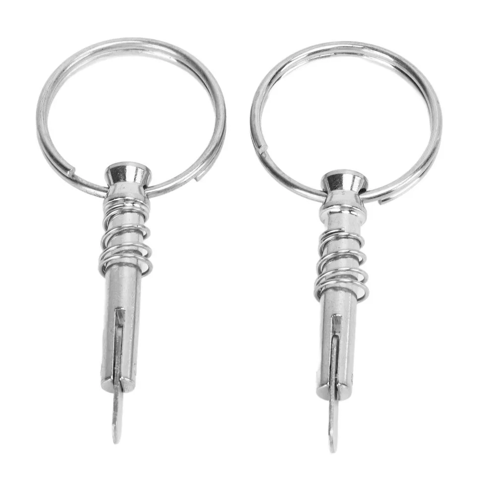 2PCS Reliable 316 Stainless Steel Quick Release Pin Corrosion Resistant Marine Hardware Pin Boat Pin Marine Use