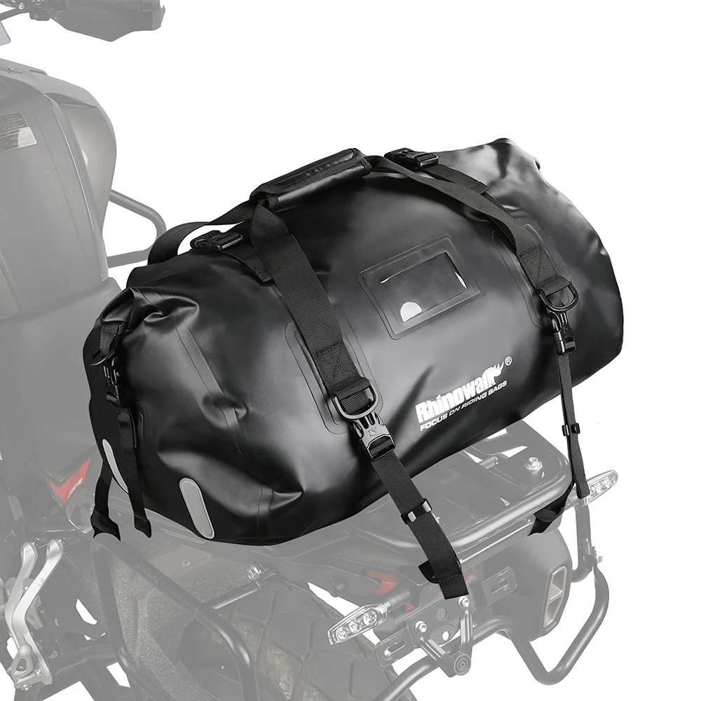 

45L Waterproof Motorcycle Duffle Bag Heavy Duty Motorcycle Dry Tail Tool Bag for Adventure Bike