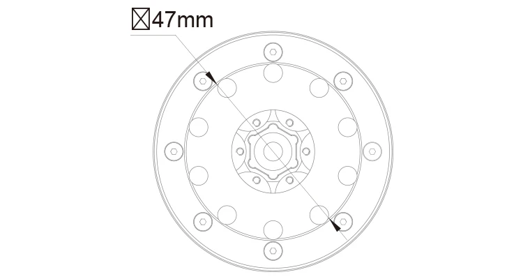 4pcs D1RC 2.2 Pollici Piccolo Foro Ruota Beadlock Cerchi Per 1:10 1:8 Traxxas TRX-4 TRX4 RC4WD D90 D110 TF2 Assiale SCX10 90046