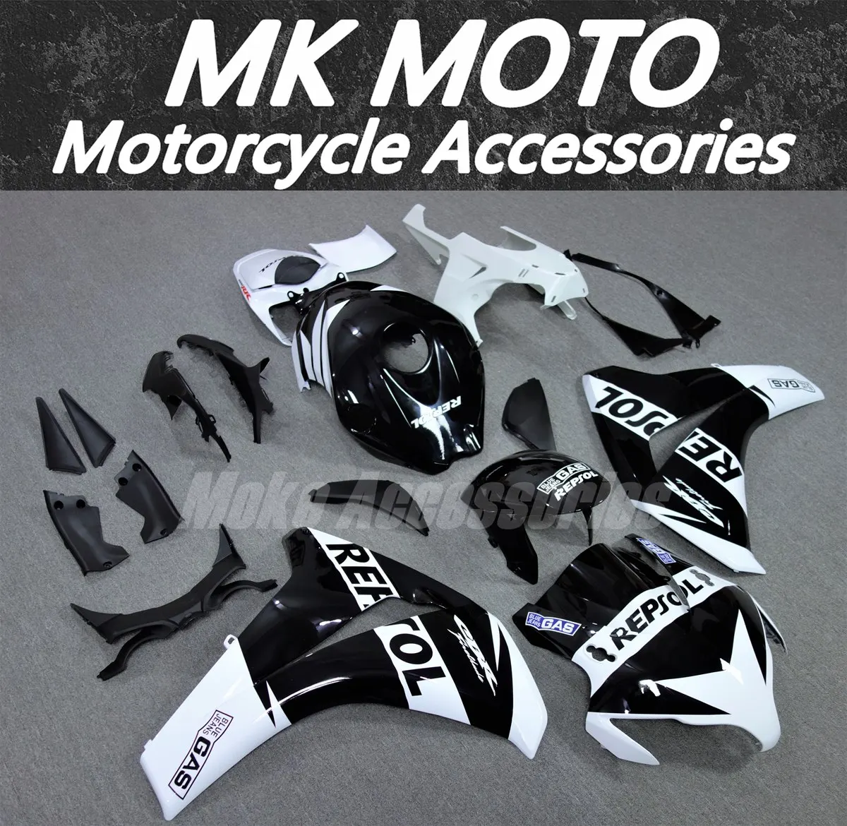 Motorcycle Fairings Kit Fit For Cbr1000rr 2008 2009 2010 2011 Bodywork Set High Quality ABS Injection New Black White