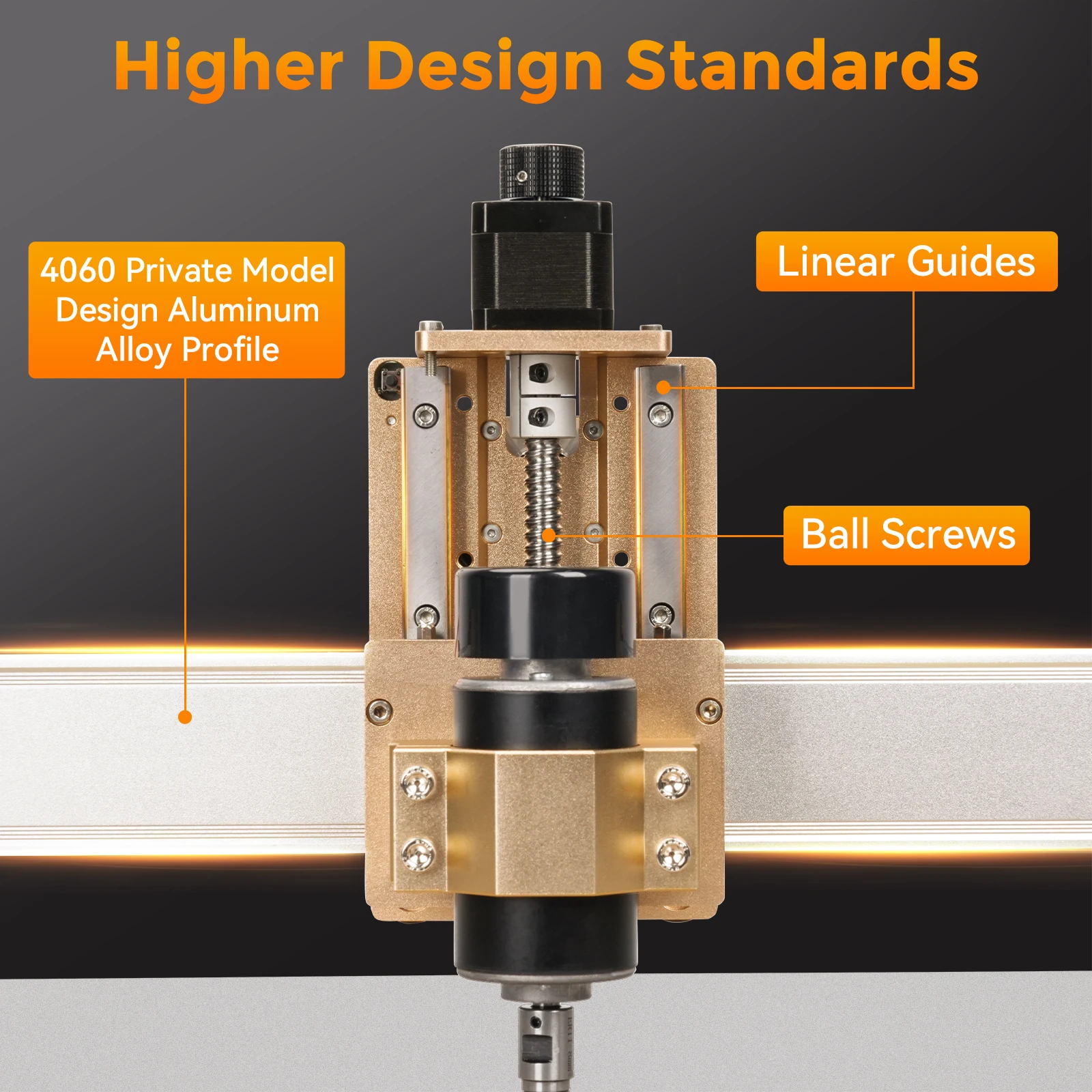 CNC Router Machine，LUNYEE 4040 Pro Upgraded 3-Axis Engraving All-Metal CNC Machine for Wood Acrylic MDF Nylon Carving Cutting