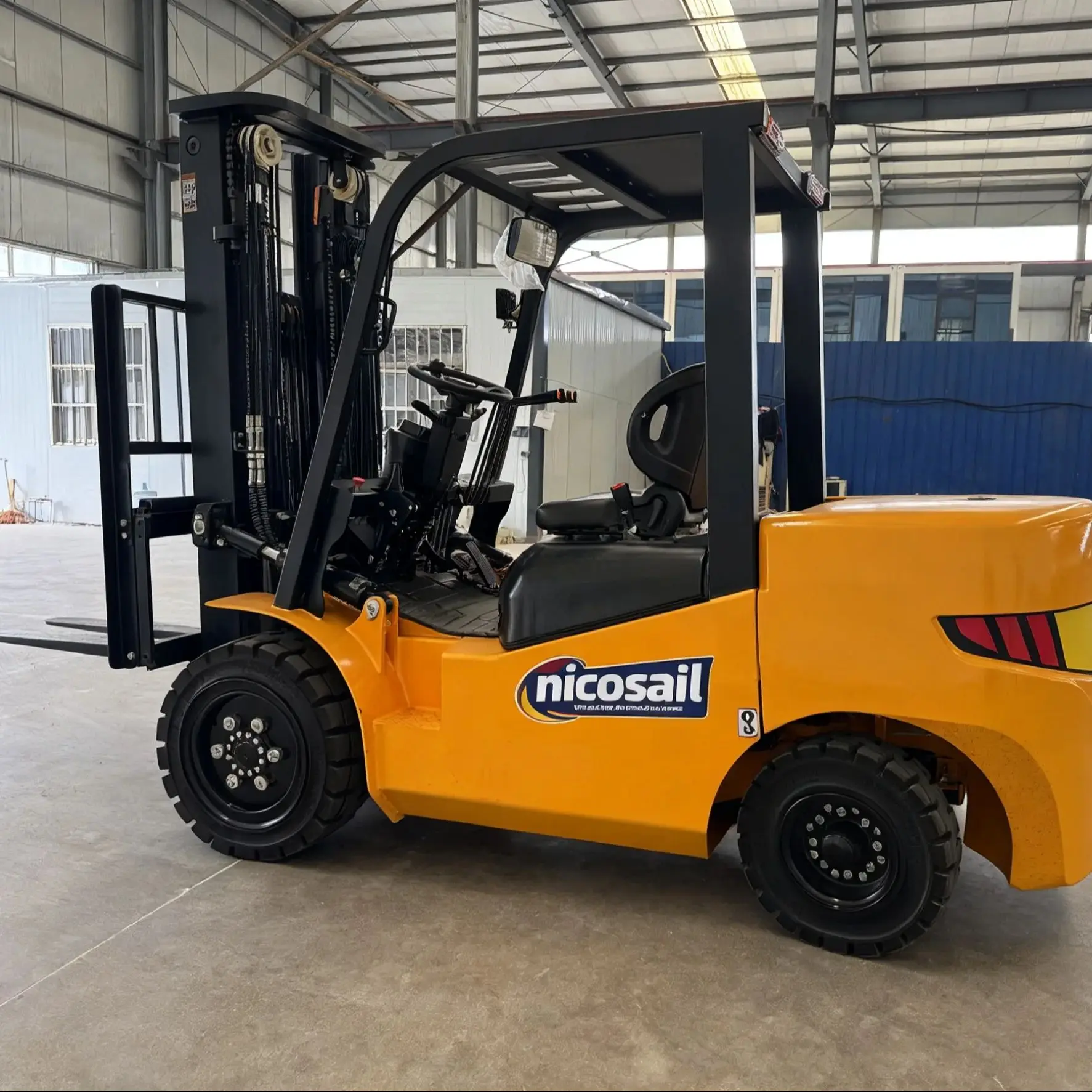 

New forklift diesel factory price 3 tons 3.5 tons 4 tons diesel forklift with paper roll clamp