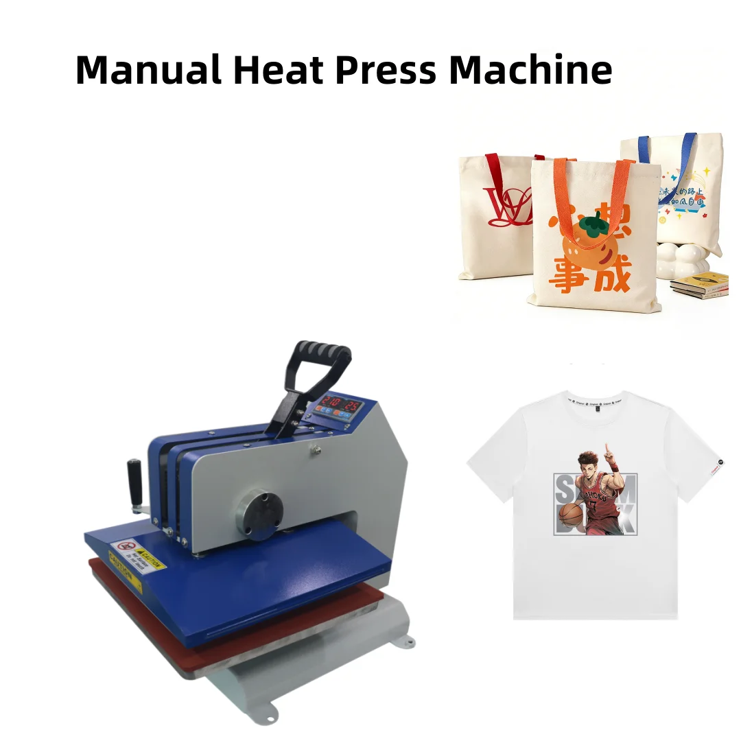 Factory Hot Selling Manual American Style Swing Away 40*60cm Heat Press Machine for T-Shirt, Garment Heat Transfer Printing