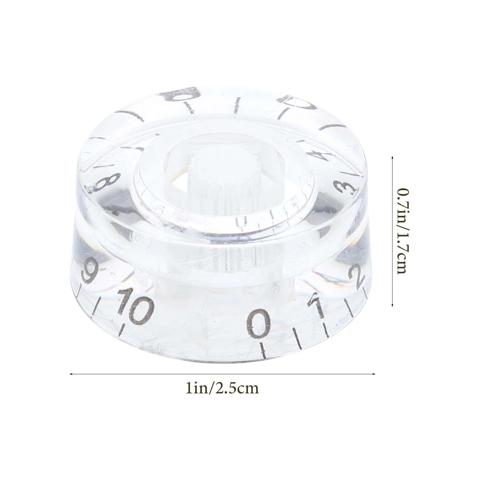 4 قطعة مقبض حجم الجهير الصلبة الاكريليك صلابة عالية واسعة قابلية التطبيق تصميم أنيق الجهد مقبض المقابض الغيتار