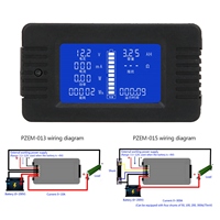 Battery Monitor PZEM-015 Multifunctional Battery Meter Current Voltage Power Energy Consumption Capacity Tester with 200A Shunt