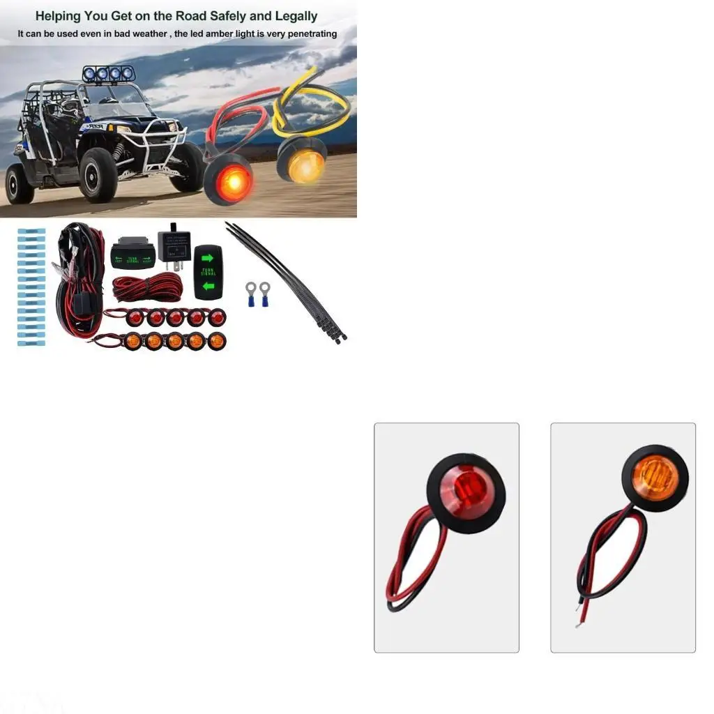 

G7NA ATV Turn with Street Turn Light Switch Flasher for Rhino Teryx