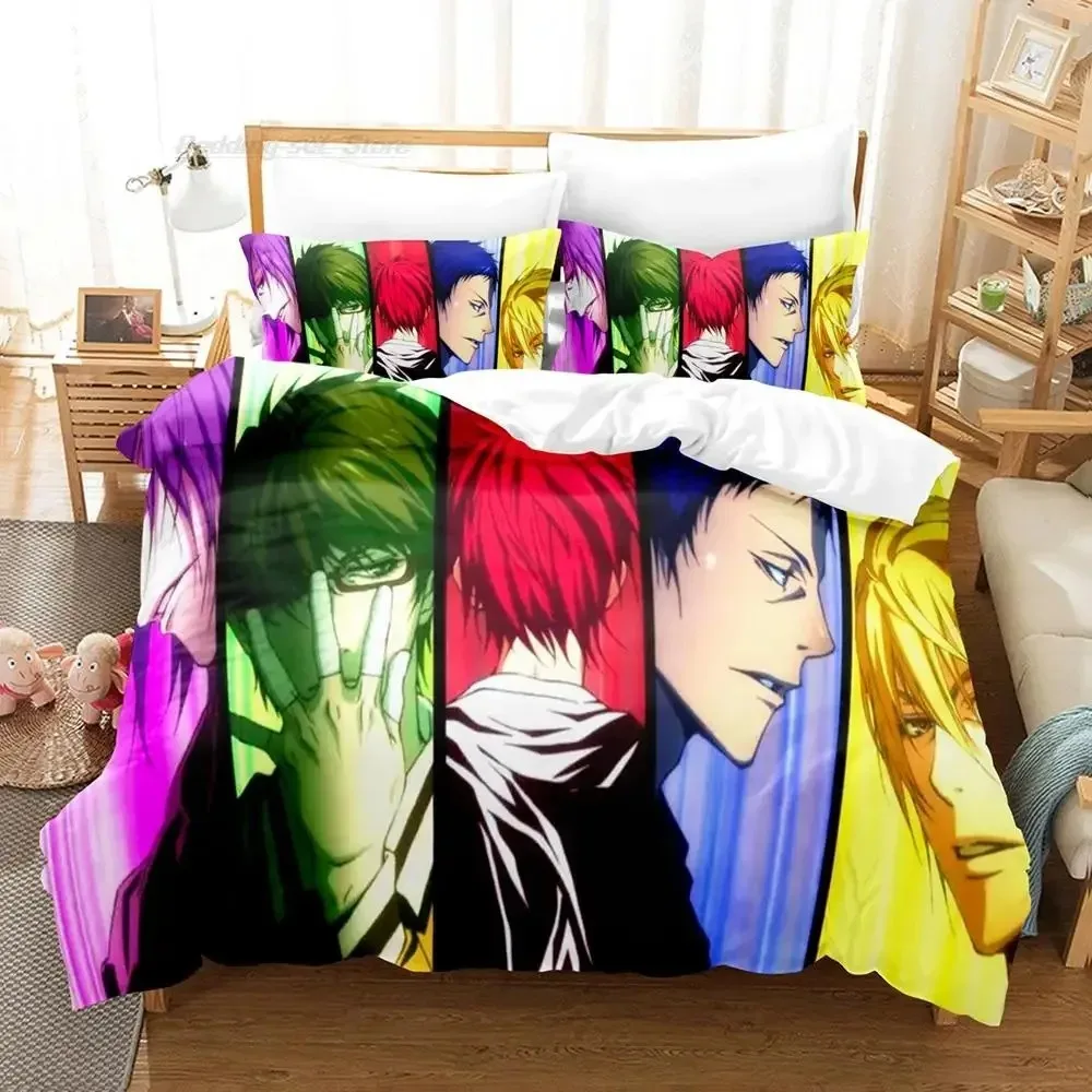 

Kuroko's Basketball Bedding Set Single Twin Full Queen King Size Bed Set Aldult Kid Bedroom Duvetcover Sets 3D Print Cartoon