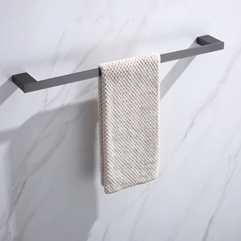 Stainless Steel Bathroom Accessories Set 4 Pieces Wall Mount Towel Rack Set for Home Hotel