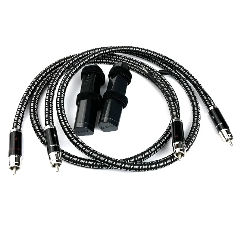 Para Niagara RCA Cable PSS Silver HiFi Audio Interconnect Line do wzmacniacza odtwarzacza CD