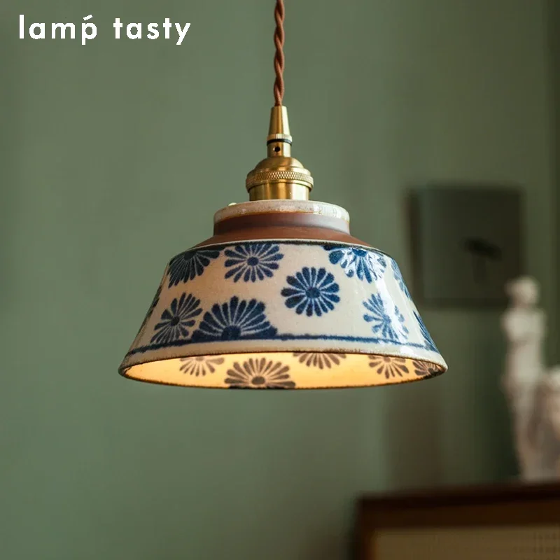 

Nordic Modern LED Pendant Lights - 4W Ceramic Hanging Lamp for Bedroom, Dining & Living Room