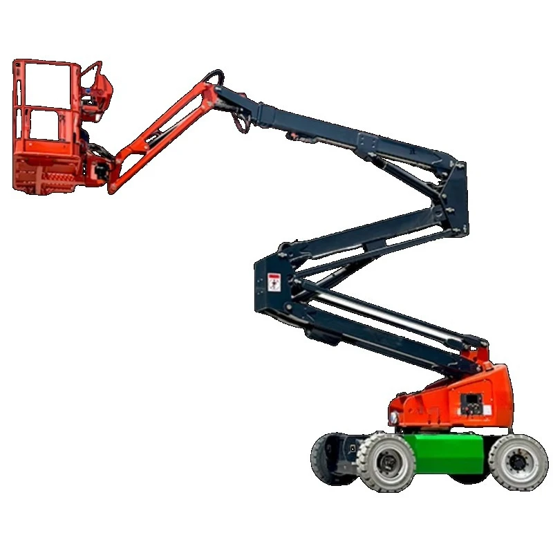 New Self-Propelled Electric Curved Arm Elevator Aerial Platform Man Telescopic Boom Lift Boom Lift Curved Arm Electric Elevator