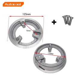 110mm Motorcycle Rear Drum brake Disc Brake 70mm Hole Conversion Tightening Ring for 220mm Disc Electric Scooter E-bike Moped