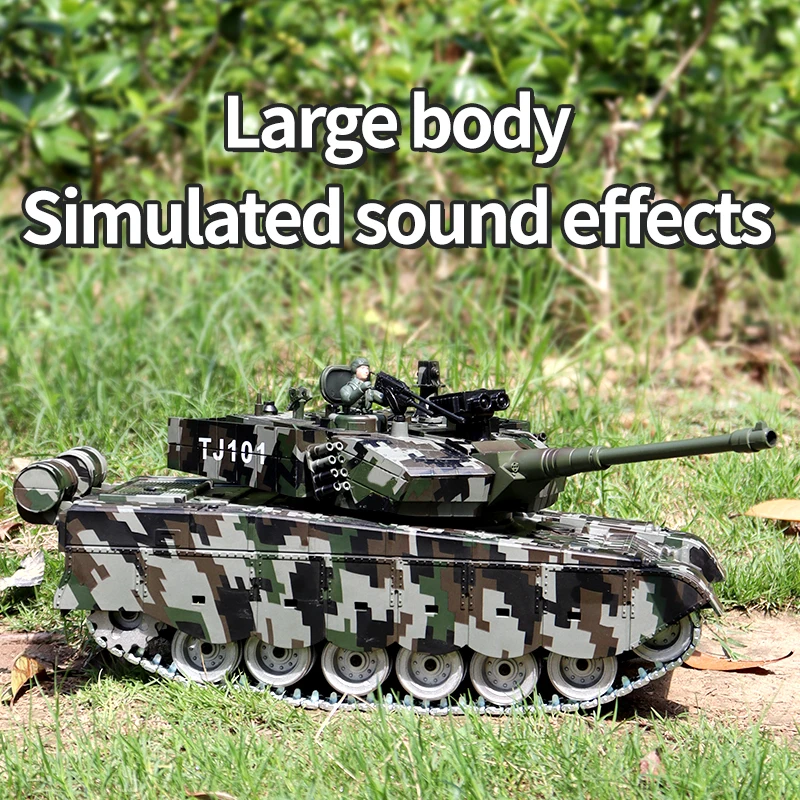 rc tank Z-99 US M4A3 Military firing independent hanging load-bearing track better off-road Shoots bb hydrogel balls water bomb