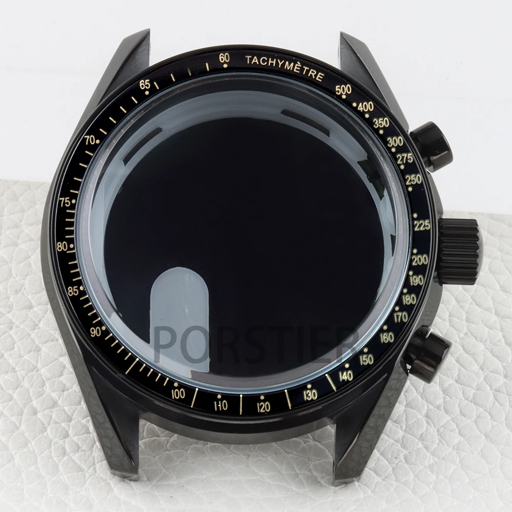 

VK63 Watch Case 40mm Stainless Steel 100m Waterproof for Chronograph VK63/VK64 Movement 32.5mm Dial Watch Modofication Parts