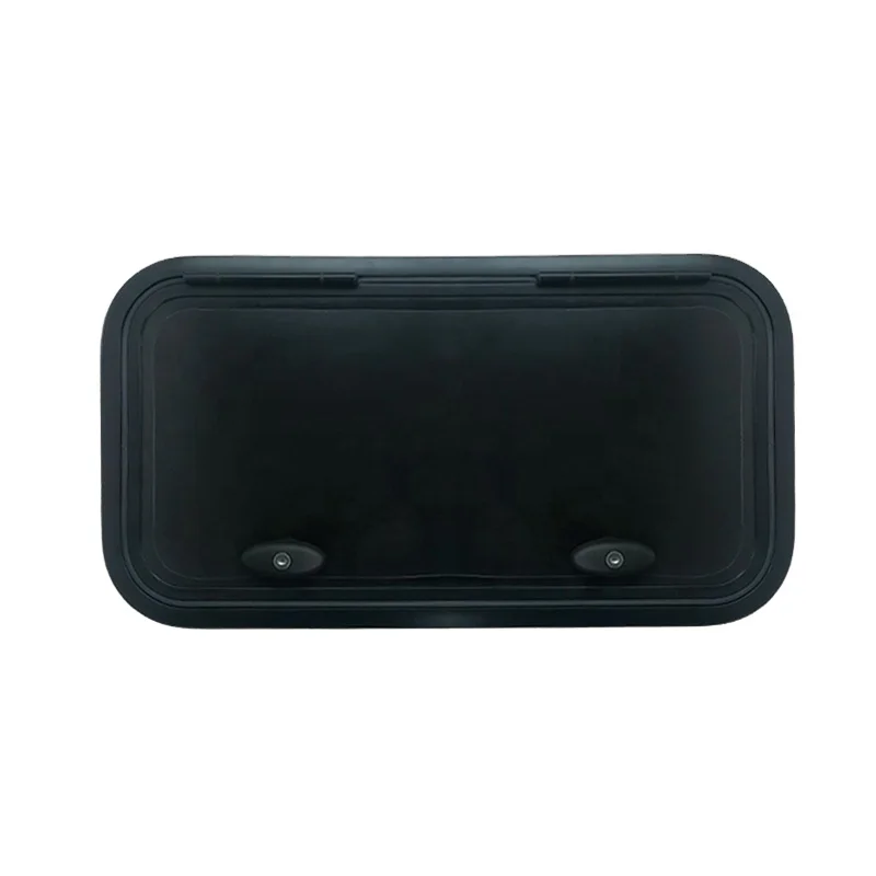 Custom RV Access Door Factory 700x400mm Aluminum Profile Caravan Trailer Cargo Hatch Doors With 4 Round Corners