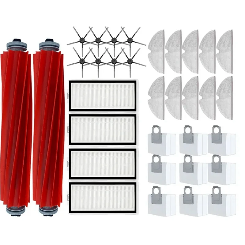 Accesorios de repuesto para Roborock Q7 Max / Q7 Max + /Q7 Plus/T8, cepillo lateral principal, filtro Hepa, mopa, Robot aspirador