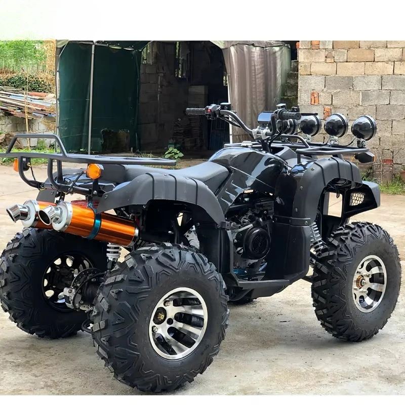 250cc Gas ATV Quad Bike Off Road 4 Wheeler Chain Drive Dune Beach Buggy All Terrain Vehicle For Adults