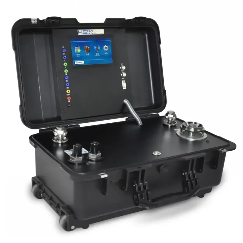 HSIN6000B Portable Automatic High Efficient Pressure Calibration Test System Hydraulic High Pressure Calibrator 8700psi OEM