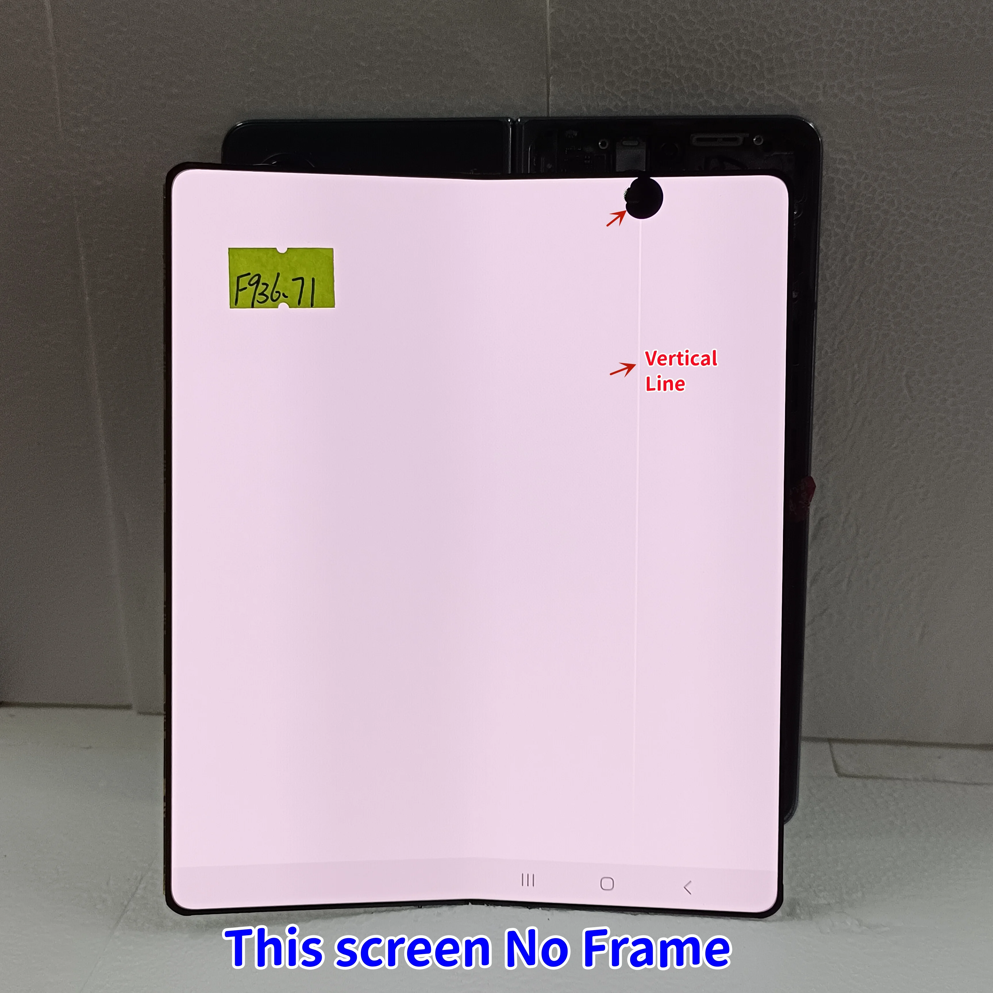 AMOLED For Samsung Z Fold 4 SM-F9360 F936 LCD Display Touch Panel Inner Screen Digitizer Assembly Replacement Parts With Defect