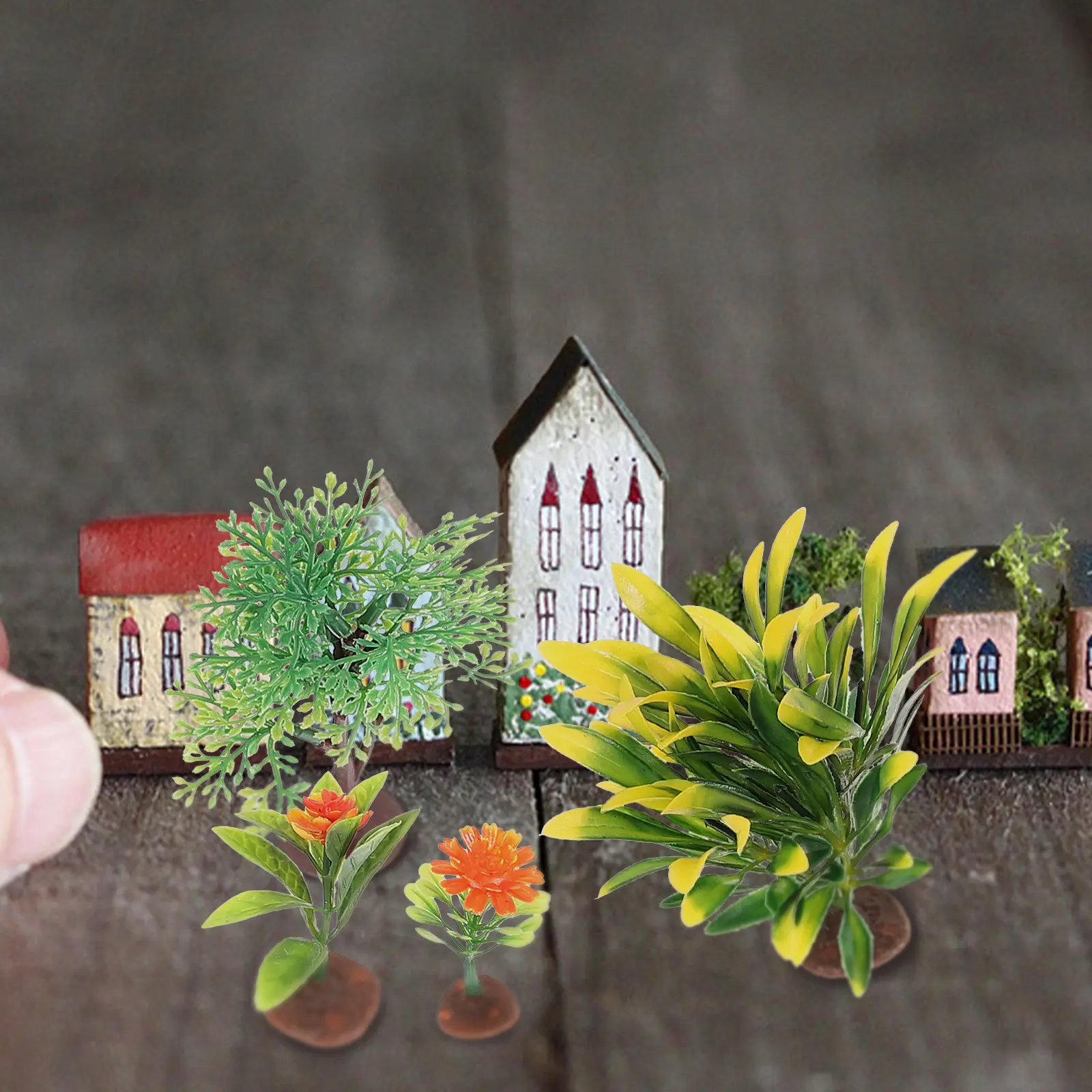 

37Pcs Realistic Artificial Tree Models Creative Micro Landscape Sand Table Decor Miniature Plants Diorama Supplies Kit