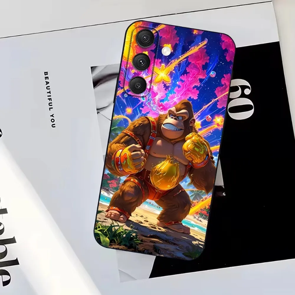 Etui na telefon D-Donkey kong do Samsung S25, S24, S23, S22, S21, S20, S10, Ultra, Plus, Lite, FE, miękki silikonowy czarny pokrowiec