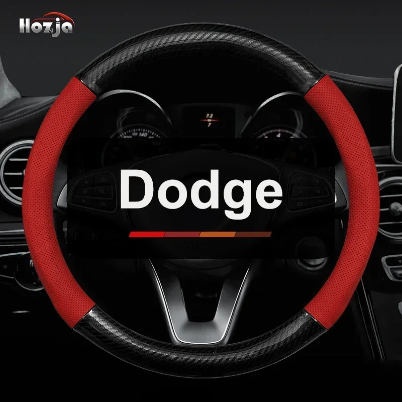 Car Steering Wheel Cover for Dodge Avenger Challenger Charger Daytona Dart Durango Journey 2013 2014 2015 Auto Accessories